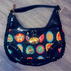 COOGI Multicolor Patterned Hobo Bag